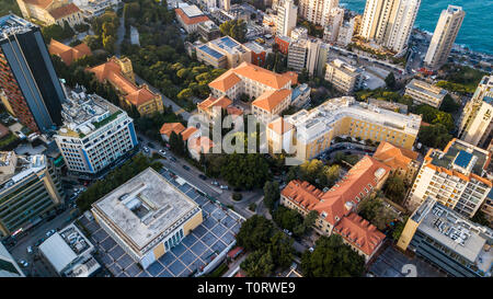 Università americana di Beirut, AUB, Beirut, Libano Foto Stock