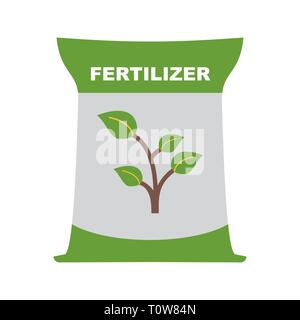 Illustrazione Icona Fertiliizer Foto Stock