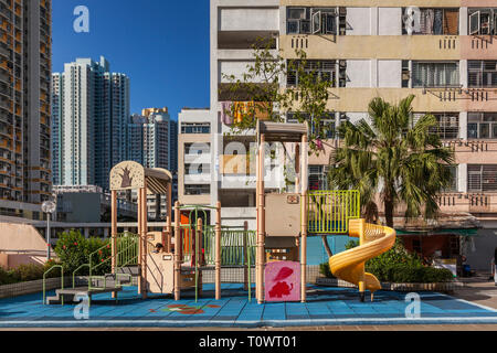 Alloggiamento in Hong Kong Foto Stock