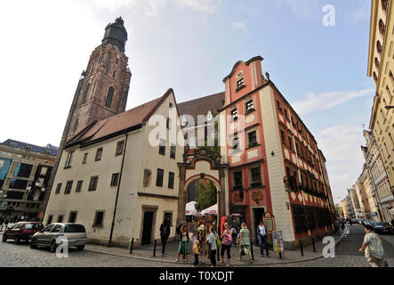 Wroclaw Old Town, Polonia Foto Stock