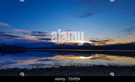 La linguetta spettacolare Lago in Scozia Foto Stock