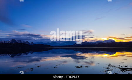 La linguetta spettacolare Lago in Scozia Foto Stock