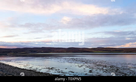 La linguetta spettacolare Lago in Scozia Foto Stock