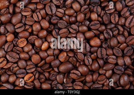 Texture di aff con Mandorle, mandorla caffè caffè gourmet. Foto ad alta risoluzione. Foto Stock