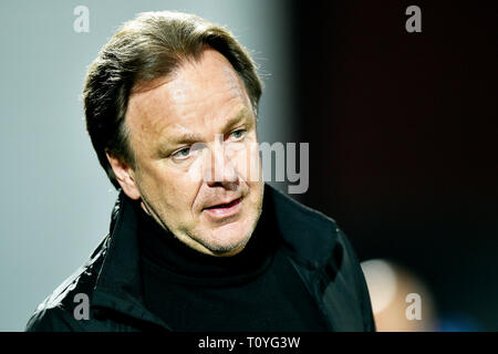 DEN BOSCH, 22-03-2019, Stadion De Vliert, Keuken Kampioen Divisie, Den Bosch - Telstar, stagione 2018 / 2019, Telstar allenatore Mike Snoei prima della partita Den Bosch - Telstar Foto Stock