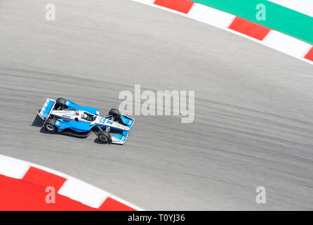 Austin, Texas, Stati Uniti d'America. 22 Mar, 2019. Josef Newgarden #02 Chevrolet con il Team Penske in azione pratica 2 presso la Indycar Classic, il circuito delle Americhe di Austin, Texas. Mario Cantu/CSM/Alamy Live News Foto Stock