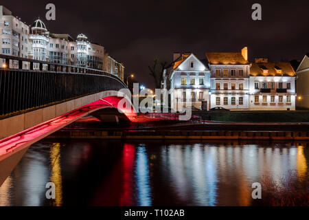 Case in centro di Minsk, in Bielorussia Foto Stock