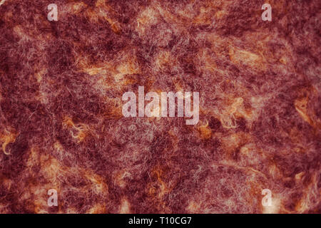 Texture di wooly materiale di feltro. Foto Stock