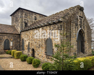 Priory chiesa di Santa Maria del Monte Carmelo che risale dal 1441 a South Queensferry città di Edimburgo in Scozia Foto Stock