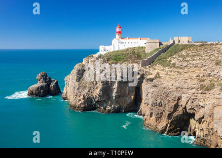 Cape St Vincent Faro Capo St Vincent Sagres Portogallo Algarve Portogallo UE Europa Foto Stock