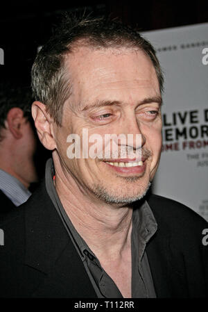 New York, NY, STATI UNITI D'AMERICA. 04 Settembre, 2007. Steve Buscemi al martedì, 4 sett 2007 Premiere per 'viva giorno ricordi: Home dall Iraq' alla Morgan Library & Museum di New York, NY, STATI UNITI D'AMERICA. Credito: Steve Mack/S.D. Mack foto/Alamy Foto Stock