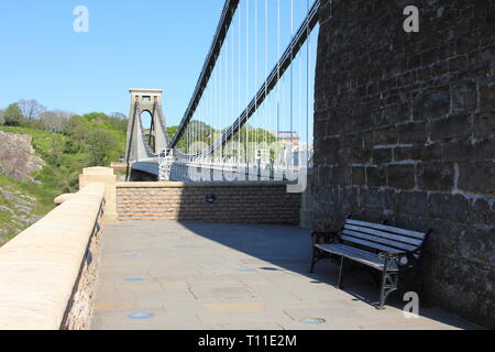 Il ponte sospeso di Clifton, Bristol Regno Unito Foto Stock