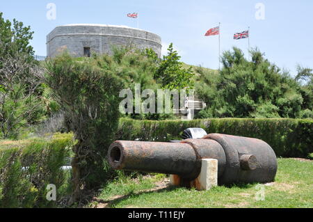 Bermuda Cannon Foto Stock