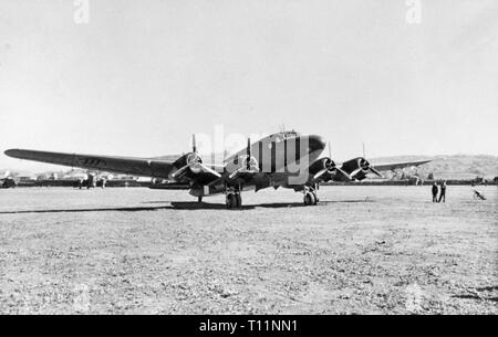 Il Savoia-Marchetti SM.95 era un italiano a quattro motori, mid-range i trasporti aerei, che per primo ha volato in 1943. Era il successore del Savoia-Marchetti SM.75. Foto Stock