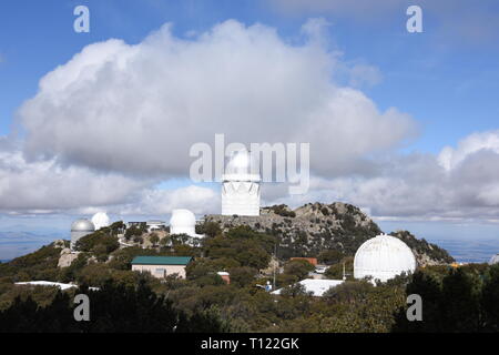 Kitt Peak National Observatory a ovest di Tucson, Arizona, Stati Uniti d'America Foto Stock