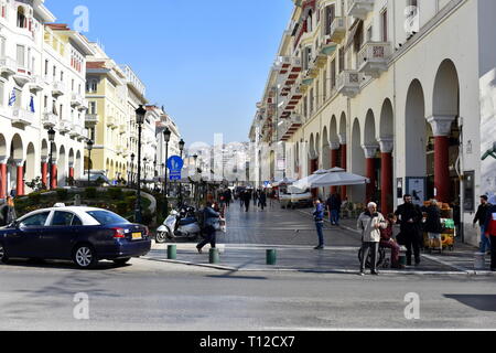 Piazza Aristotelous, Salonicco, Grecia Foto Stock