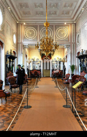 Sale espositive di Palazzo Pena esposizione. Sintra, Portogallo Foto Stock