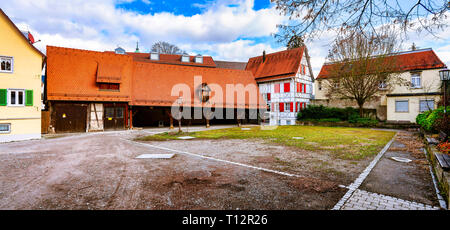 Vino ospedale premere (Spitalkelter) in Rottenburg am Neckar Foto Stock