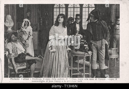 Fotografia promozionale di Lyda Borelli in Madame Tallien - film muto era Foto Stock