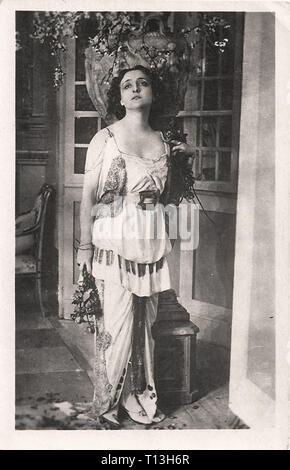 Fotografia promozionale di Lyda Borelli in Marcia nuziale - film muto era Foto Stock