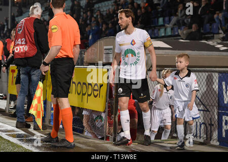 DEN BOSCH, 22-03-2019, Stadion De Vliert, Keuken Kampioen Divisie, Den Bosch - Telstar, stagione 2018 / 2019, Telstar player Frank Korpershoek prima della partita Den Bosch - Telstar 3-4 Foto Stock