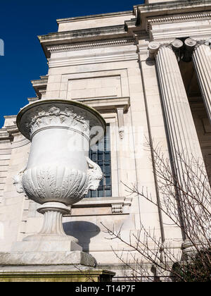 Lady Lever Art Gallery al modello del villaggio di Port Sunlight vicino a Liverpool, creato da William Hesketh leva per la sua luce solare sapone lavoratori in fabbrica Foto Stock