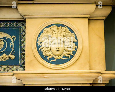 La collezione Jasperware realizzato da Josiah Wedgwood la fabbrica di Lady Lever Art Gallery di Port Sunlight village creato da William Hesketh leva Foto Stock