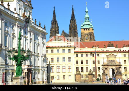 Castello di Praga Foto Stock