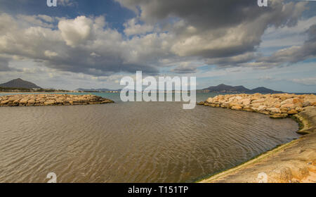 Parque Natural de la Albufera de Mallorca, Can Picafort, Maiorca (Mallorca), isole Baleari, Spagna Foto Stock