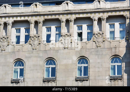 Hotel Four Seasons Gresham Palace, Gresham-palota, Budapest, Magyarország. Foto Stock