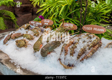 Una tipica scena in Karon Phuket Thailandia Foto Stock