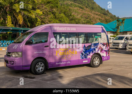 Una tipica scena in Karon Phuket Thailandia Foto Stock