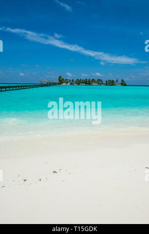 Maledives, Ari Atoll, Nalaguraidhoo, Sun Island Resort Foto Stock