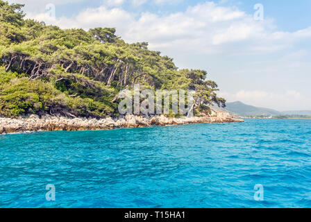 Mugla, Turchia, 14 Maggio 2012: Baia di Gokova, Akyaka Foto Stock