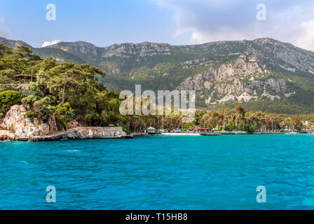 Mugla, Turchia, 14 Maggio 2012: Baia di Gokova, Akyaka Foto Stock