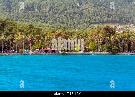 Mugla, Turchia, 14 Maggio 2012: Baia di Gokova, Akyaka Foto Stock