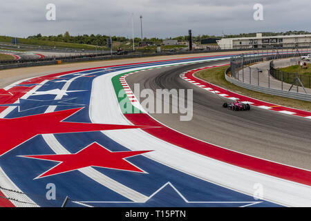 Austin, Texas, Stati Uniti d'America. 23 Mar, 2019. JACK HARVEY (60) d'Inghilterra passa attraverso le spire durante la pratica per la Indycar Classic presso il circuito delle Americhe di Austin, Texas. (Credito Immagine: © Walter G Arce Sr Asp Inc/ASP) Foto Stock