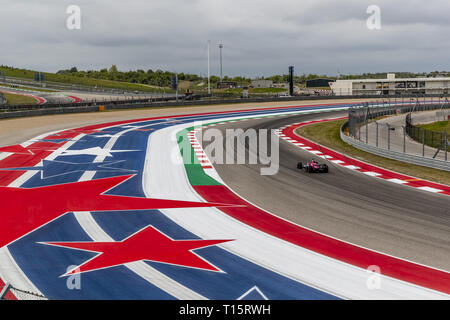 Austin, Texas, Stati Uniti d'America. 23 Mar, 2019. JACK HARVEY (60) d'Inghilterra passa attraverso le spire durante la pratica per la Indycar Classic presso il circuito delle Americhe di Austin, Texas. (Credito Immagine: © Walter G Arce Sr Asp Inc/ASP) Foto Stock