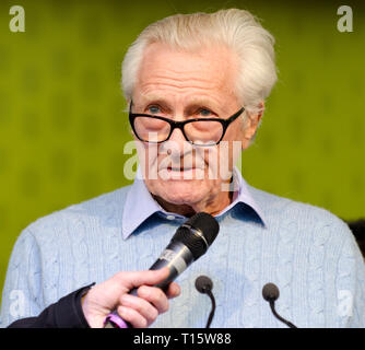 Londra, Regno Unito. 23 Mar, 2019. Michael Heseltine, Baron e conservatore ex vice primo ministro, parlando al voto popolare Marzo e rally, 'metterlo al popolo." Credito: Prixpics/Alamy Live News Foto Stock