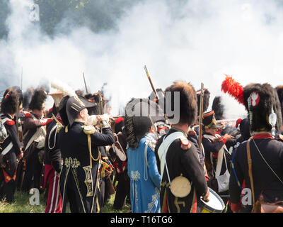 Waterloo, Belgio - 18 Giugno 2017: Persone Foto Stock