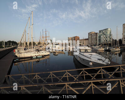 Ostenda, Belgio - 7 August 2018: immagine della marina 'Mercator' di Ostend. Foto Stock