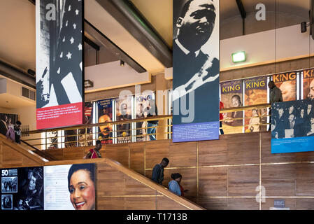 Libertà Hall presso il Centro King, parte di Martin Luther King Jr. National Historical Park, in Atlanta, Georgia. (USA) Foto Stock