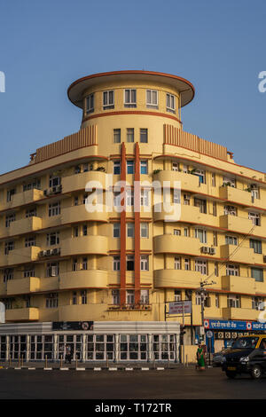 04-Novembre-2017Art Deco Soona Mahal, Marine Drive Mumbai India Maharashtra Foto Stock