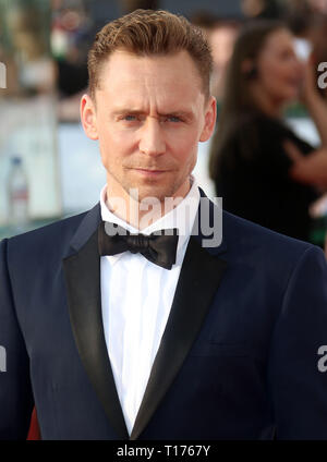 Maggio 08, 2016 - Londra, Inghilterra, Regno Unito - TV BAFTA Awards 2016, Royal Festival Hall - tappeto rosso arrivi mostra fotografica: Tom Hiddleston Foto Stock