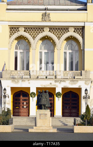 Town Hall, Mohacs, Ungheria. Varoshaza, Mohacs, Magyarorszag. Foto Stock