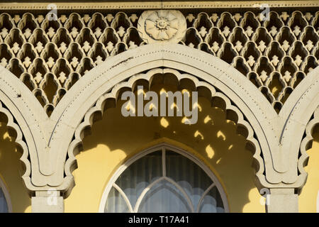 Town Hall, Mohacs, Ungheria. Varoshaza, Mohacs, Magyarorszag. Foto Stock