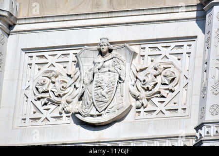 Vigado (di solito tradotto come "luogo di allegria") Concert Hall di Budapest, Ungheria. Pesti Vigado, Budapest, Magyarország. Foto Stock