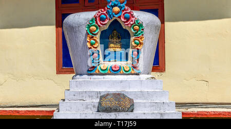 Mini buddista di Tempio di Do Drul Chorten in Gangtok in Sikkim, India Foto Stock
