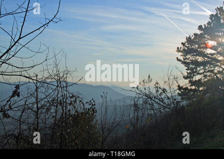 Picchi di lontra in autunno, Virginia Foto Stock