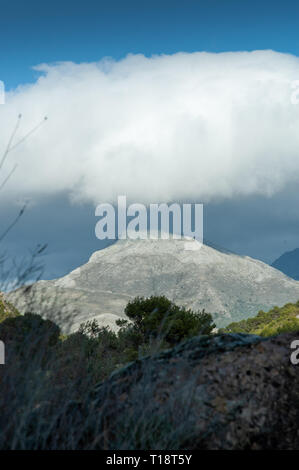 Montagna Bianca in Spagna, Montes de Malaga Foto Stock